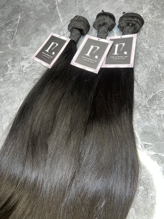 Silky Straight 3 Bundle Set (Bengali Hairs)